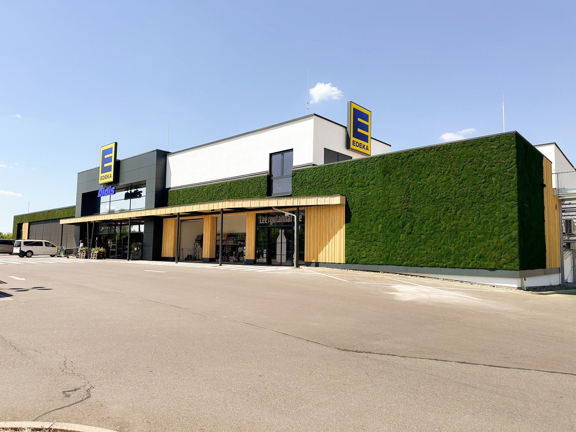 EDEKA Kürnach — Greenovation · 132 m² — realisiert Juni 2026