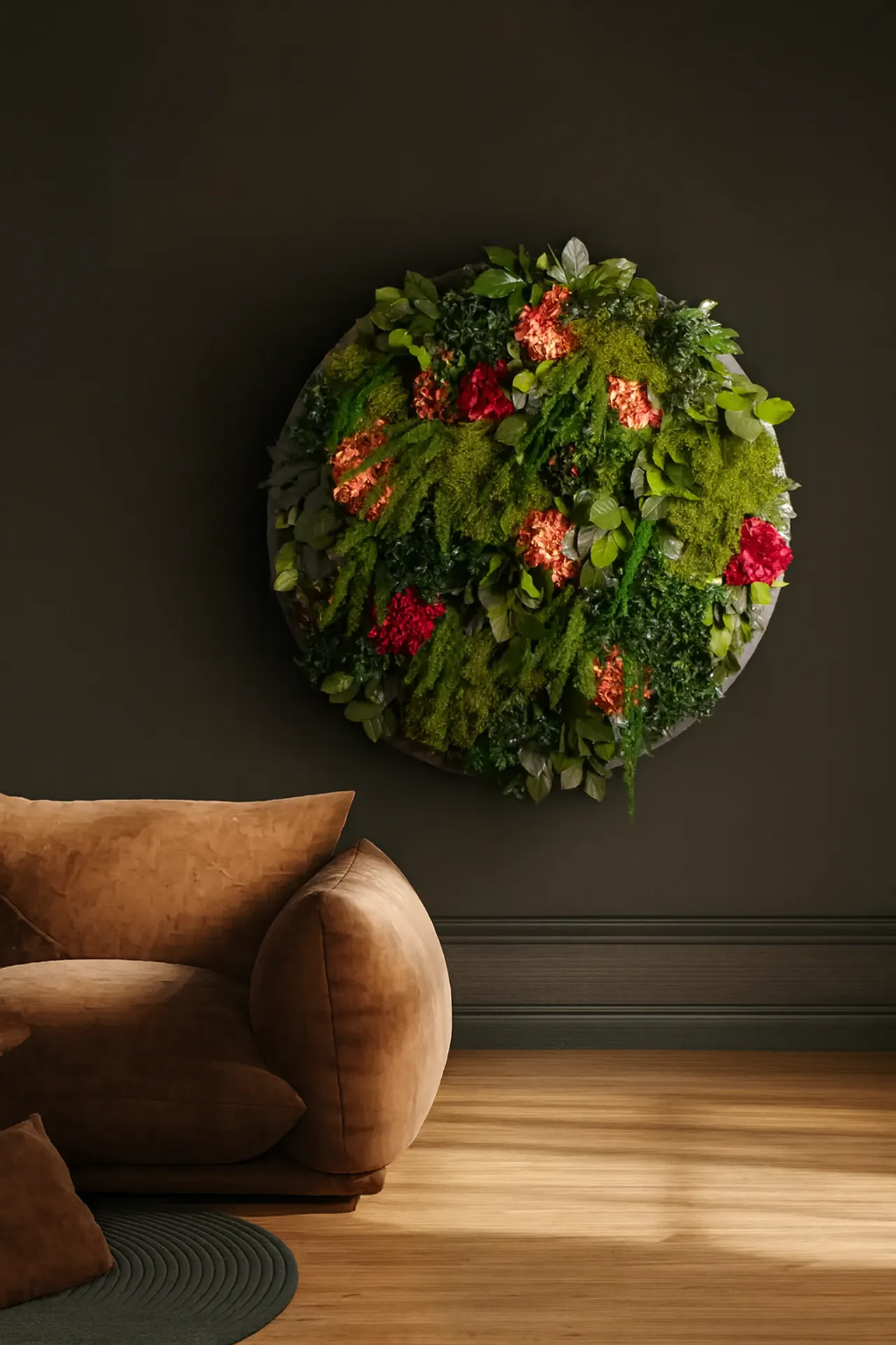 Hanging Garden Modernes Büro — Deckenbegrünung von MOOSMOOS