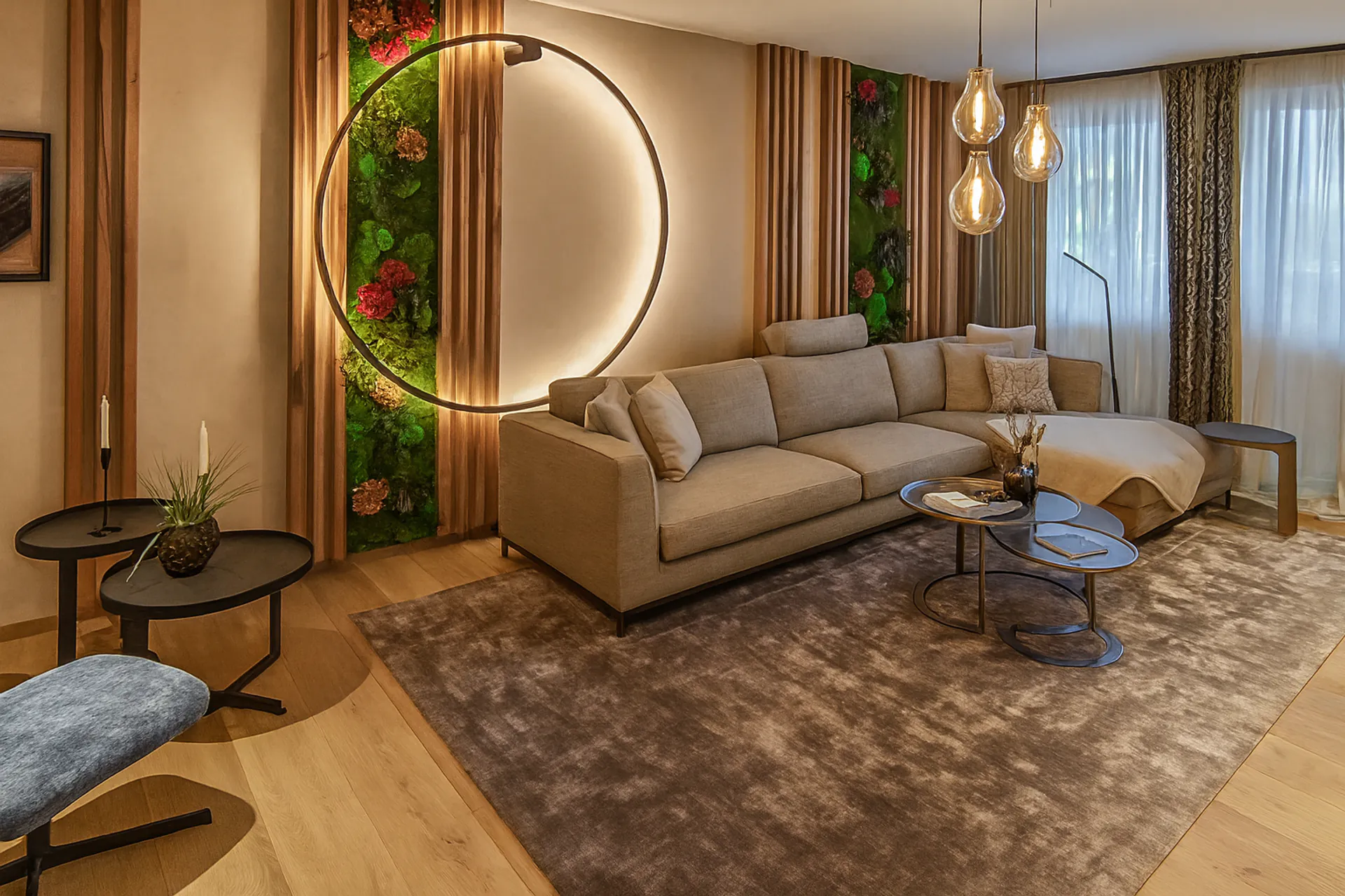 Botanical Sky Luxus Empfang Moderne Lobby — Deckenbegrünung von MOOSMOOS
